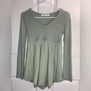 NWT Altar’d State Sage Peplum Tunic